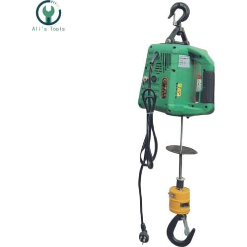 220V Portable Electric Winch 200KGX7.6M 200x19M with Wireless Remote Controller Winch Traction Block Electric Hoist Windlass