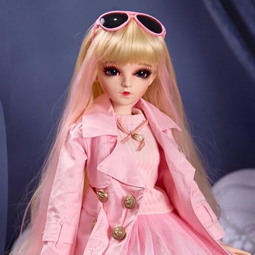 1/3 BJD Doll Full Set 60cm Reborn Baby Doll With Clothes Change Eyes DIY Doll Best Valentines Day Gift Handmade Doll