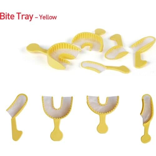 Dental Supplies and Equipment Impression Materials Partial Trays Disposable Silicone Putty Bite Registration Tray Dentist Tools