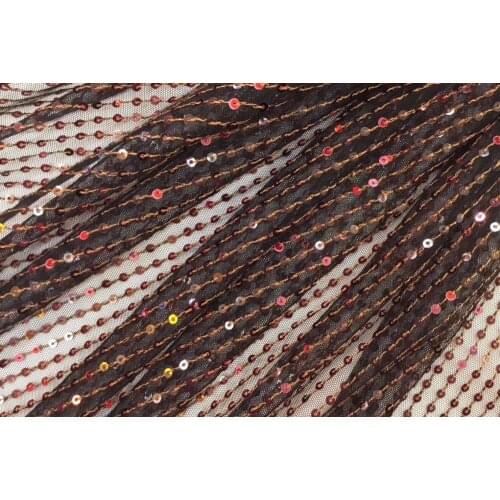 Embroidered tulle mesh fabric S-73211 beautiful Embroidered tulle lace fabric