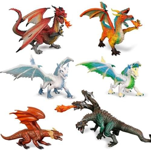 Western Mythology Warcraft Three Chimera Movable Characters Two Hell Dog Animal Model PVC Collection Childrens Toys Gift