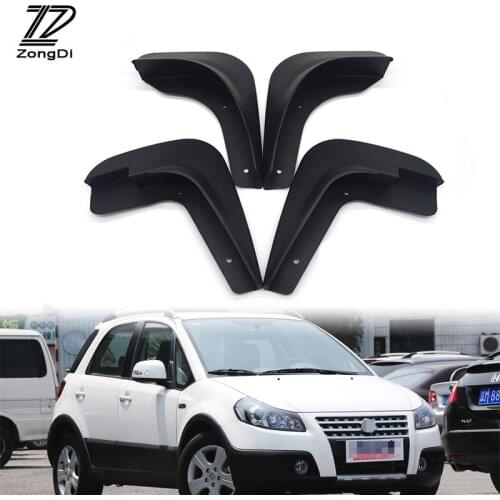 ZD Car Mudflaps Fit For 2007 2008 2009 2010 2011 2012 2013 Suzuki SX4 4-Door Sedan Accessories Front Rear Mudguards Fenders