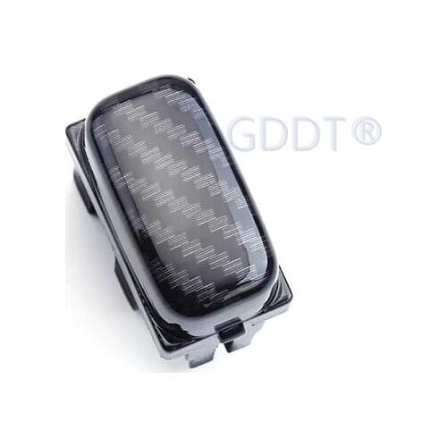 1 Piece Fog Lamp Control Switch Carbon Fiber Cover for Mitsubishi Pajero for Montero 3 4 IO for Lancer Grandis 4 Pin Wires Frame