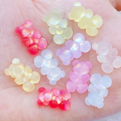 20Pcs New Resin Mixed Lovely Bear Flat Back Cabochons Scrapbooking DIY Jewelry Craft Decoration Accessories L68