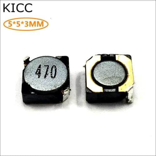 4D28 47UH 470M 470 inductor 5*5*3 Chip Power Shielding inductance 10Pcs