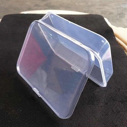 50% Hot Sale Plastic Clear Transparent Storage Box Organizer Holder Case Container Detachable Storage Box Nail Tool Storage Box