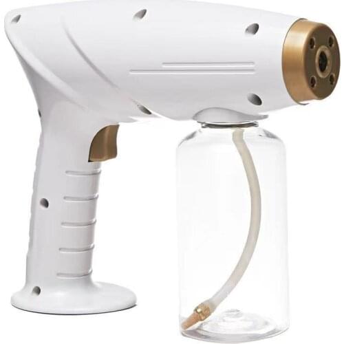 USB wireless charging atomization disinfection gun handheld blue light atomization machine indoor car atomization