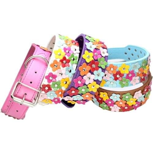 Big Cat Collars Petal Animals Accessories For Kitten Pet Product Collar Large Cat Supplies Necklace accessoires