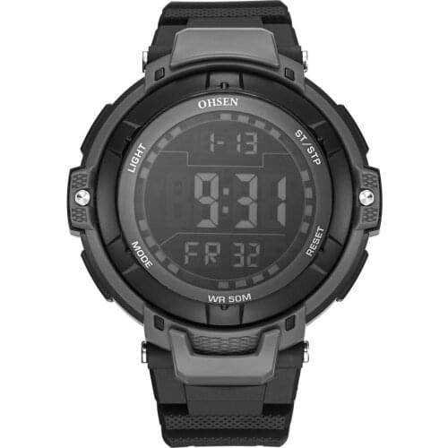 OHSEN Mens Watches New Fashion Casual LED Digital Outdoor Sports Watch Men Multifunction Student Wrist watches Relogio Masculino