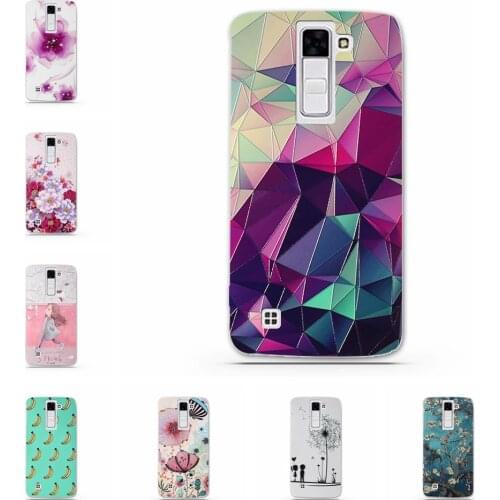 Shell For LG K8/Phoenix 2/Escape 3/K350N Back Case Cover Printing Mandala Flower Datura Floral Cell Phone Cases For LG K8/K350N