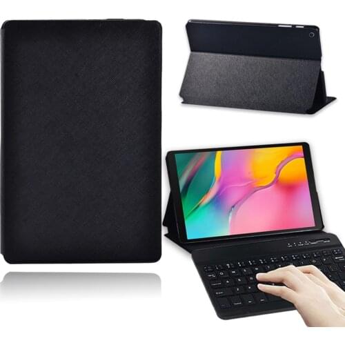 Tablet Case for Samsung Galaxy Tab A 10.1 T510/T515 Shockproof Cover Case + Wireless Bluetooth Keyboard + Free Stylus