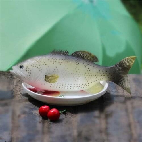 Spot Fish Kid Toys Simulation Pu Fake Seafood Food Fish Model Model Kitchen Decoration Props Teaching Materials Teaching Aids
