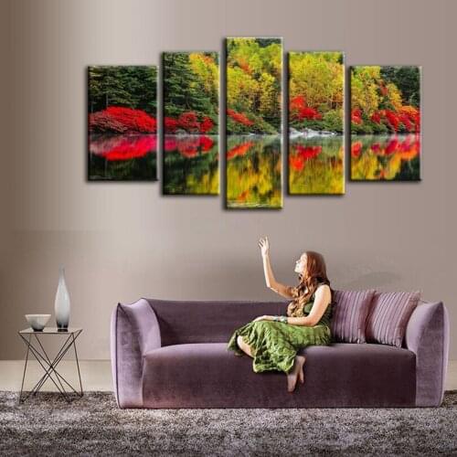 Home decor simulation oil painting on the canvas print landscape pictures DM16092804