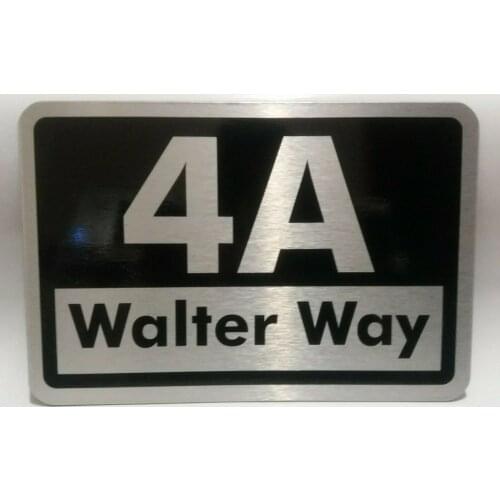 Customized Composite Aluminum-Plastic Plate Street Name House Number Sign