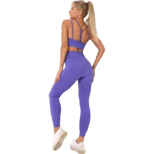 Yoga Set Yoga Leggings Set Women Fitness Suit For Yoga Clothes High Waist Gym Workout Legging Set Gym Sports Clothing