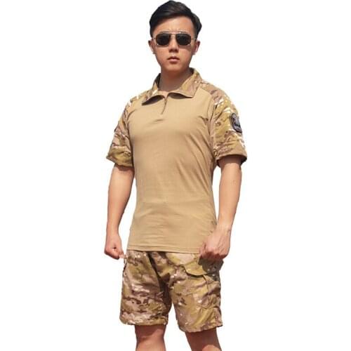Kids Adult Military Tactical Training Uniform Set Children Jungle Camouflage Top Pants Men Special Forces Combat Outdoor Costume