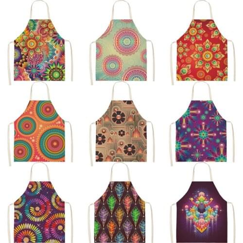 Mandala print cooking accessories aprons Kitchen apron kitchen apron women master apron Women kitchen apron Woman kitchen apron