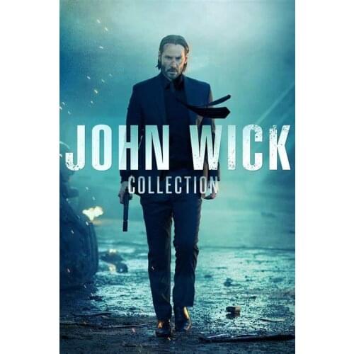 Lot style Choose JohnWick Movie Art print Silk poster Home Wall Decor