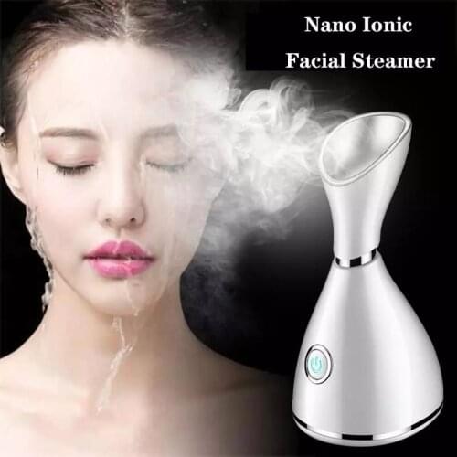 Nano Ionic Facial Steamer Face Deep Cleaning Hot Steamer Cleaner Face Steaming Sprayer Beauty Device Nano Face Steamer Machine