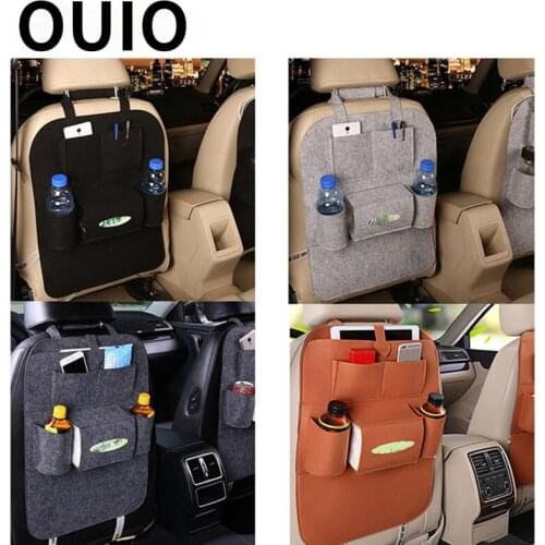 OUIO 1PC Auto Car Back seat storage bag Net Automobile For Ford Focus 2 3 Fiesta Mondeo MK4 Ranger Toyota Corolla chr RAV4 yaris