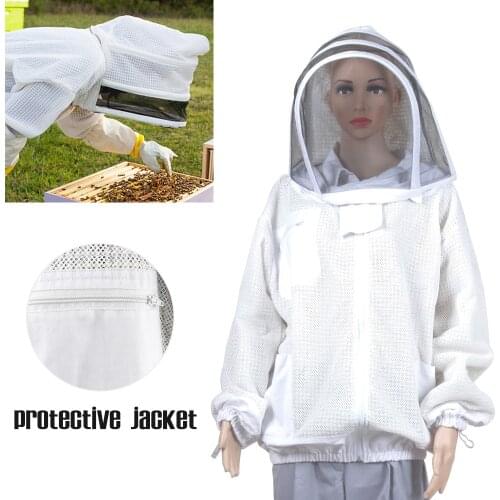 Beekeeping Protective Clothing Jacket Suit With 3 Layer Ventilated Self Veil Bee Insect Product For Beekeeper Equipments