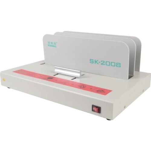 Hot-melt Binding Machine Electric Book Binder for A4 A5 A6 1-38mm 220V