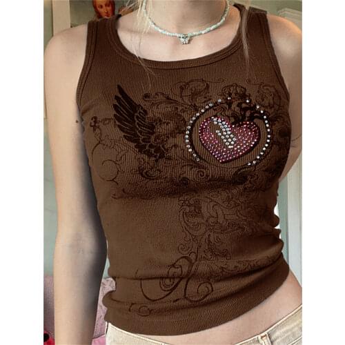 Женские трикотажные майки PUNK STYLE GIRL China At AliExpress