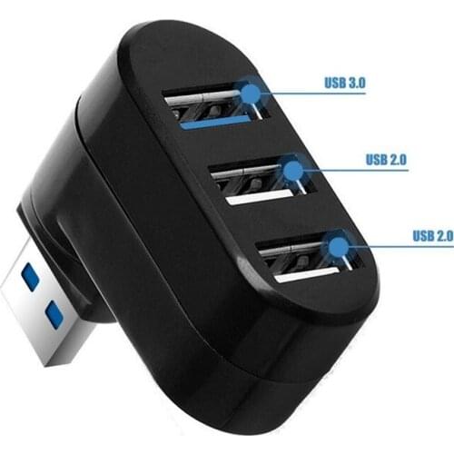 3 Port Multi 2.0/3.0 USB Hub Mini USB Hub High Speed Rotate Splitter Adapter for Laptop Notebook for PC Computer Accessories