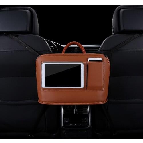 NEW 3 in 1 Universal PU Leather Car Seat Gap Bag Multifunction Large Capacity Storage Tablet phone Organizers Auto Accessories