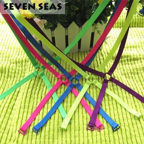 Women Intimate Bra Accessories Decorative Shoulder Casual Colorful Back Cross Bra Straps Replacement Underwear Belt