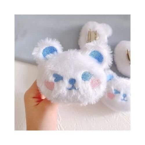 1PCS Fashion Bear brooch Cartoon Cute Bear Badges Cute Iron On Little For Clothing T-shirt Clothing Bag Accessories For Kids