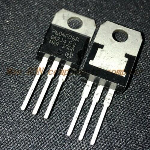 10PCS/LOT STP60NF06 TO220 60NF06 TO-220 transistor new original In Stock