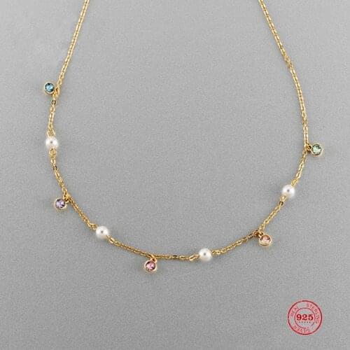 2020 Fashion Charm Pure 925 Silver Original 1:1 Copy, Elegant Intellectual Clavicle Chain Necklace Female Luxury Jewelry Gifts