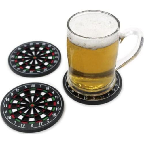 4Pcs/Set Creative Dart Coaster Household Desktop Coffee Mug Mat Teacup Pad, Kitchen Bowl Pads Tableware Mats Placemat Decoration