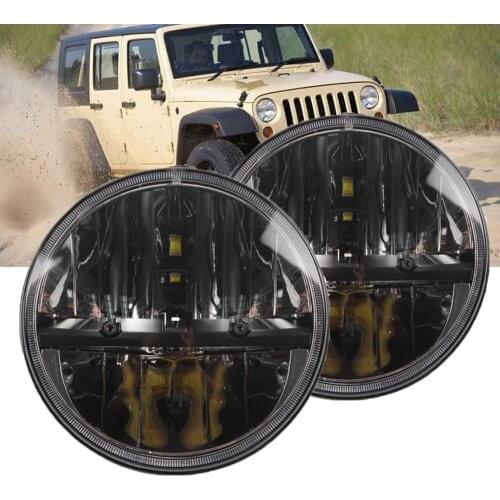 7 Inch Led Headlight 36w Led Driving Light for Jeep JK 2007-2017 lantsun J106