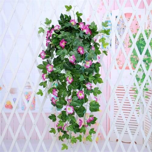 90CM Artificial Plants Hanging Vine for Wedding Home Garden Decors Wall Backdrop Flowers Plants Artificiales Para Decoracion