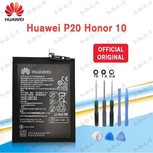 Original Huawei Honor 10 Lite /P Smart 2019 /Honor 10i 20i Enjoy 9S Phone Battery HB396285ECW 3400mAh High Capacity Free Tools