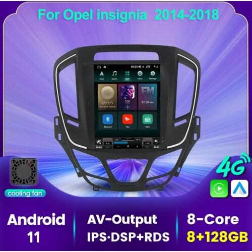 9.7'' Android 11 6+128G car video multimedia Autoradio player For Opel Insignia Buick Regal 2014- 2018 carplay+Auto DSP WIFI IPS