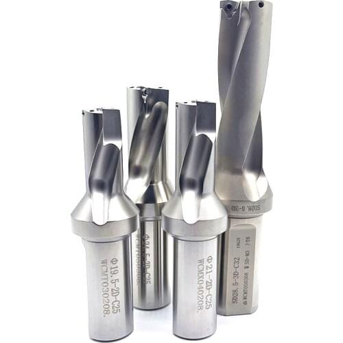 2D 3D 4D 5D 14mm-50mm fast U drill Indexable drill bit for Each WCMX WCMT series insert mechanical Lathe CNC Deep hole drill