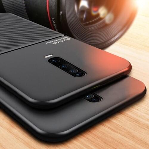 For Xiaomi Poco F2 Pro X2 Mi 9T Redmi K30 K20 Pro Mi 9T Poco F2 F2 Pro Case Magnetic Holder Leather Texture Cover
