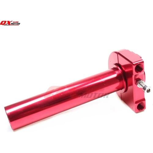 CNC Aluminum Anodized Red Throttle Grips Settle twist gas throttle handle For Gy6 Scooter Motorcycle Modified Free shipping