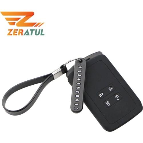 For Renault Koleos Kadjar Samsung QM5 QM6 Remote Key Holder Protector Silicone Car Key Cover Case Key Chain Phone Number Card