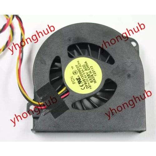 FCN DFS481305MC0T, FB7H DC 5V 0.5A 3-Wire Server Laptop Cooling Fan
