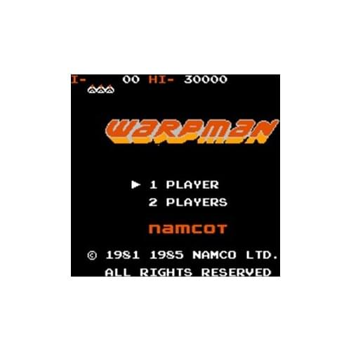 Warpman Region Free 60 Pin 8Bit Game Card For Subor Game Players