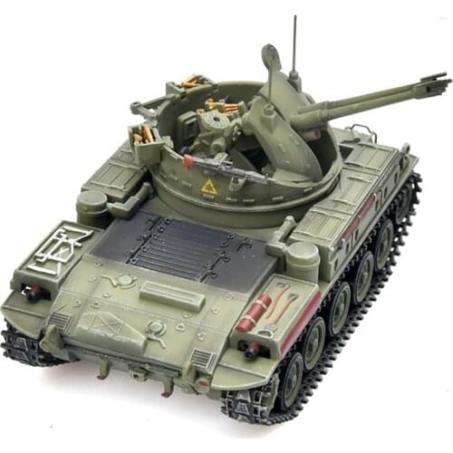 Diecast 1:72 Scale M42 Anti-Aircraft Gun Vehicle Battle Tank Model Simulation Alloy Toy for Collection Gift Collectible Display