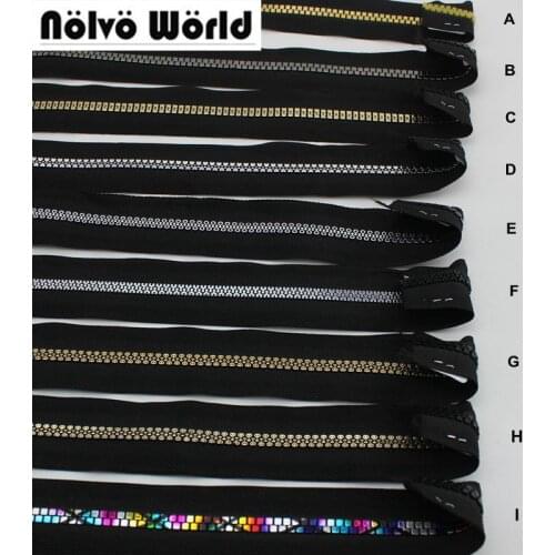 15Yards NEW 5# Resin teeth Invisible zipper head plus movable zipper resin for bags,garments fabric NO.5 teeth