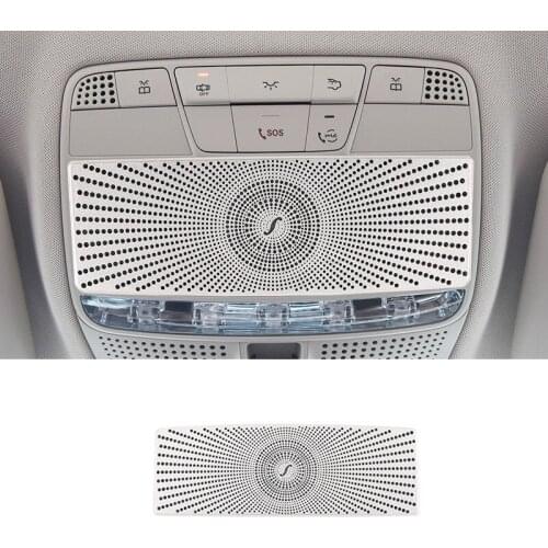 Car Front Seat Roof Reading Lamp Lights Frame Cover Trim For Mercedes Benz E Class W213 2016-2019