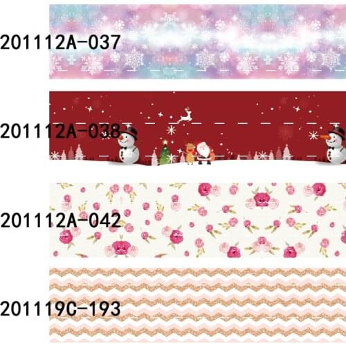 50 yards/lot) Free shipping 25MM 38MM Christmas gift packing ribbon