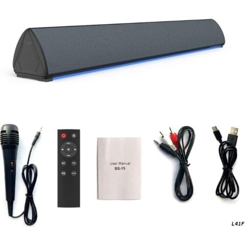 Soundbar High Compatibility with AUX/TF Card/U-Disk/RCA/FM/BT5.0