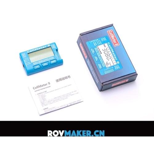 8S Brushless Motor Tester LDC Digital Battery Capacity Checker Brushless Driver Spare Parts for RC Boat Car ROV Robot Model